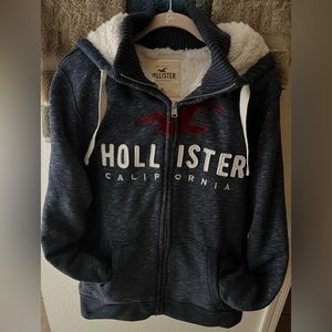 NWT Heather Blue HOLLISTER Jacket